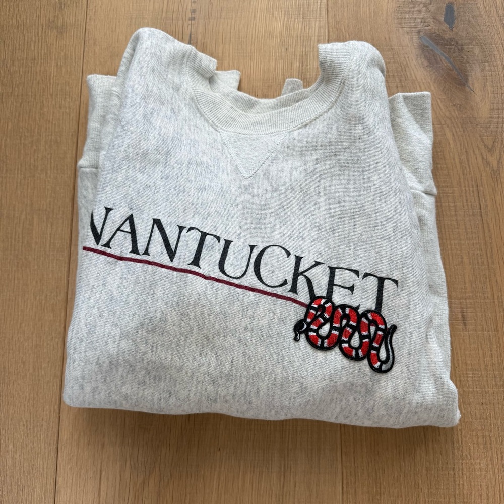 Unemployed Denim Nantucket Snake Sweatshirt